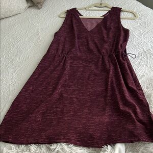 Title Nine Maroon Midi Dress